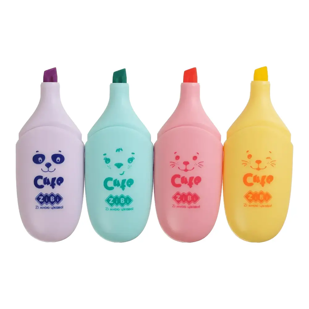 Набір текстових маркерів 4 шт Cute Pastel KIDS Line ZB.2701. Фото 8