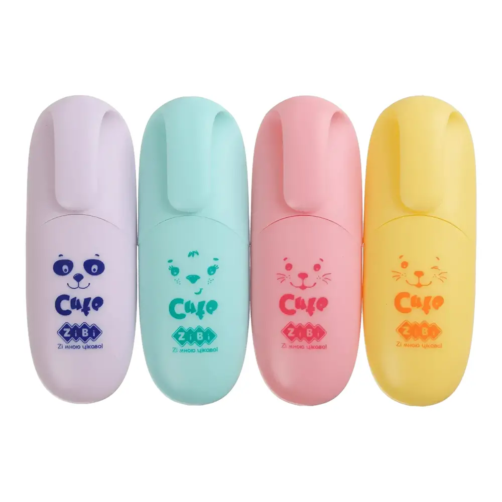 Набір текстових маркерів 4 шт Cute Pastel KIDS Line ZB.2701. Фото 9