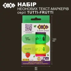 Набір текстових маркерів ароматизовиних 4 шт Tutti-Frutti KIDS Line ZB.2702. Фото 6