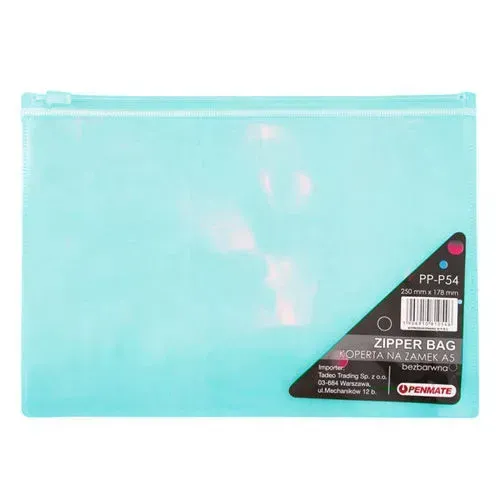 Папка - конверт Penmate на блискавці zip-lock, А5, асорті PP-P54. Фото 2
