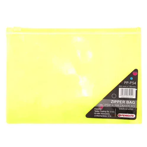 Папка - конверт Penmate на блискавці zip-lock, А5, асорті PP-P54. Фото 3