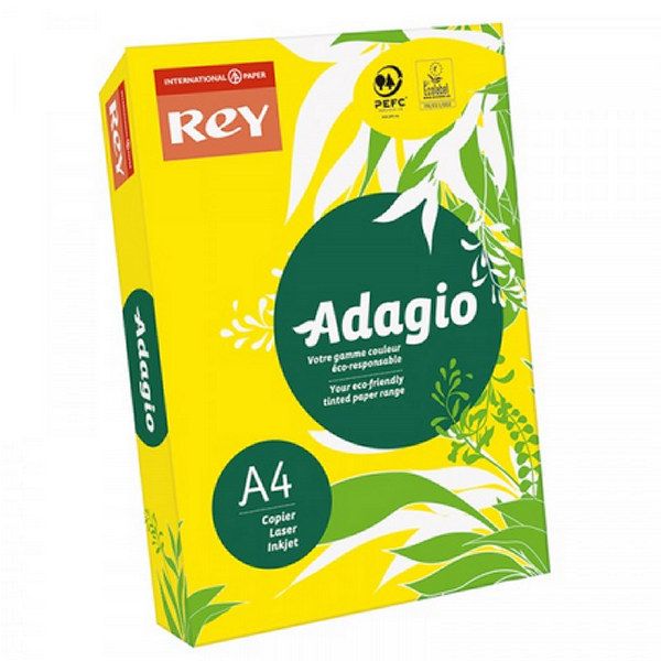 Папір Adagio А4 500 аркушів 66 жовтий 00-00022547
