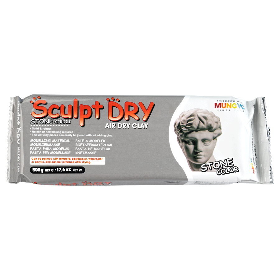 Маса для моделювання MUNGYO Sculpt Dry 1000г самозастигаюча кам'яниста MS-1000