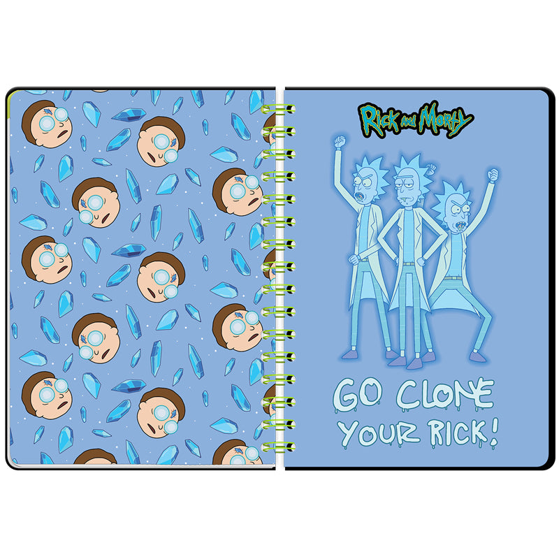 Щоденник на спіралі Kite Rick and Morty RM23-438, тверда обкладинка. Фото 6