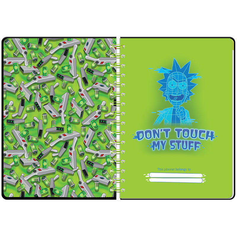 Щоденник на спіралі Kite Rick and Morty RM23-438, тверда обкладинка. Фото 2