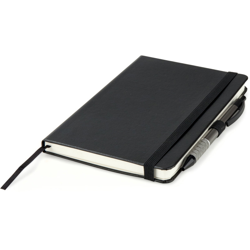 Книга записна Axent Partner 8306-01-A, A5, 125x195 мм, 96 аркушів, крапка, тверда обкладинка, чорна. Фото 7