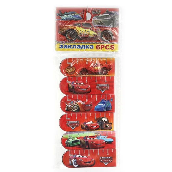 Закладки магнітні Josef Otten Cars 6 шт 9588-CR