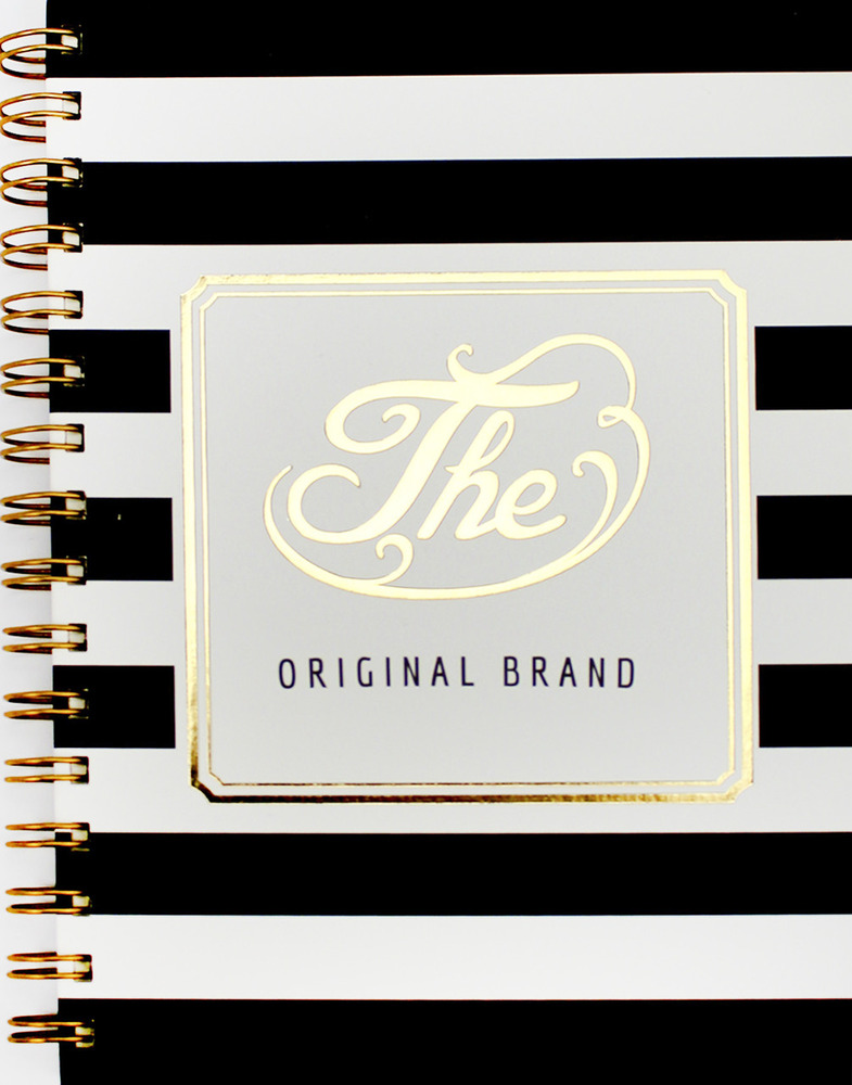Блокнот на спіралі АртПринт Смужки з квітами А5 80 аркушів в крапку асорті дизайнів ЗК-004912.2. Фото 2