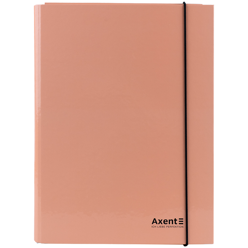 Папка на гумках об'ємна Axent Pastelini 1213-42-A, А4, персикова. Фото 2