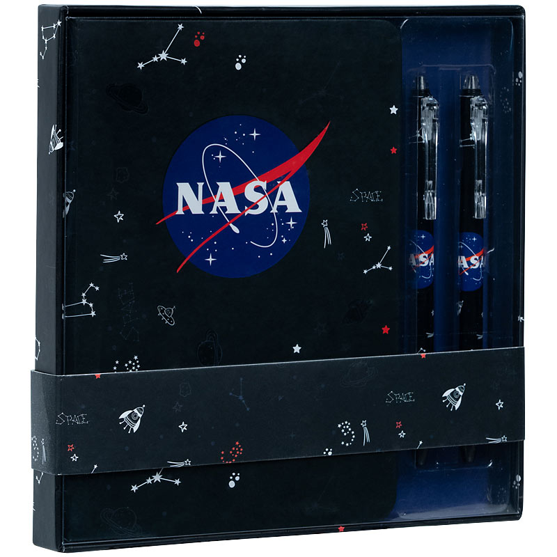 Набір подарунковий блокнот+2 ручки Kite NASA NS21-499. Фото 6