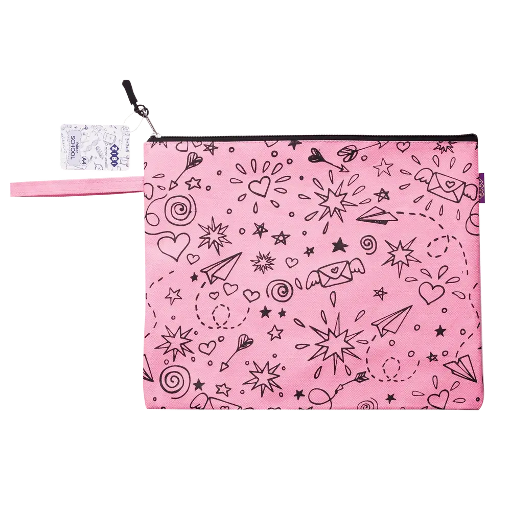 Папка на блискавці ZiBi А4 рожева KIDS Line ZB.705529-10