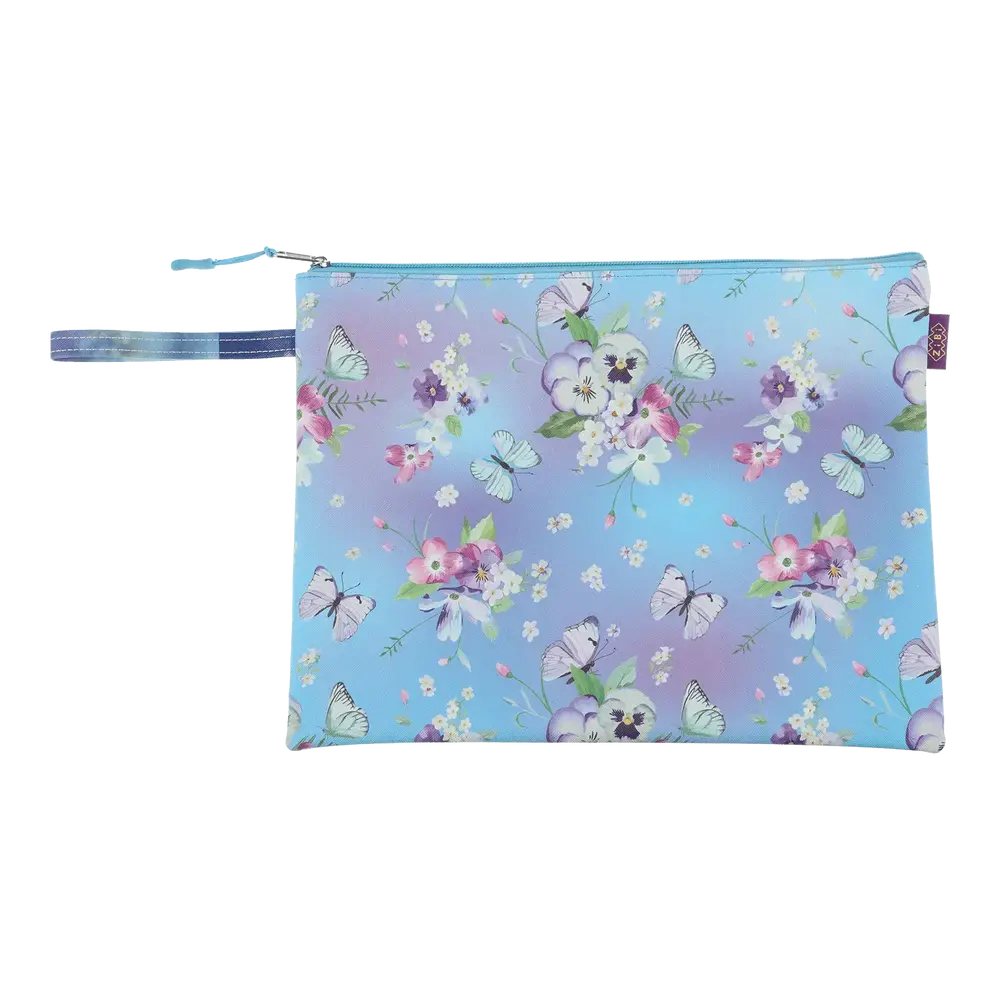 Папка на блискавці ZiBi A4 Butterfly блакитна KIDS Line ZB.705537