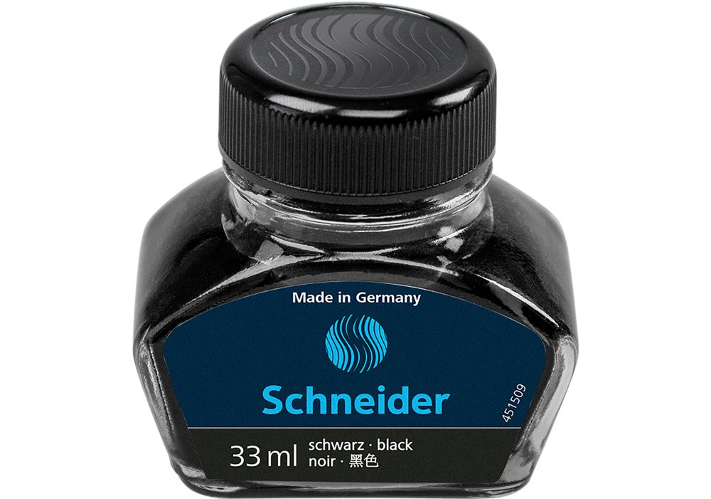 Чорнило Schneider в скляній банці 30 мл чорне 00-00023160