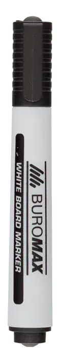 Маркер для сухостираємих дошок Buromax 2-4 мм чорний BM.8800-01. Фото 2
