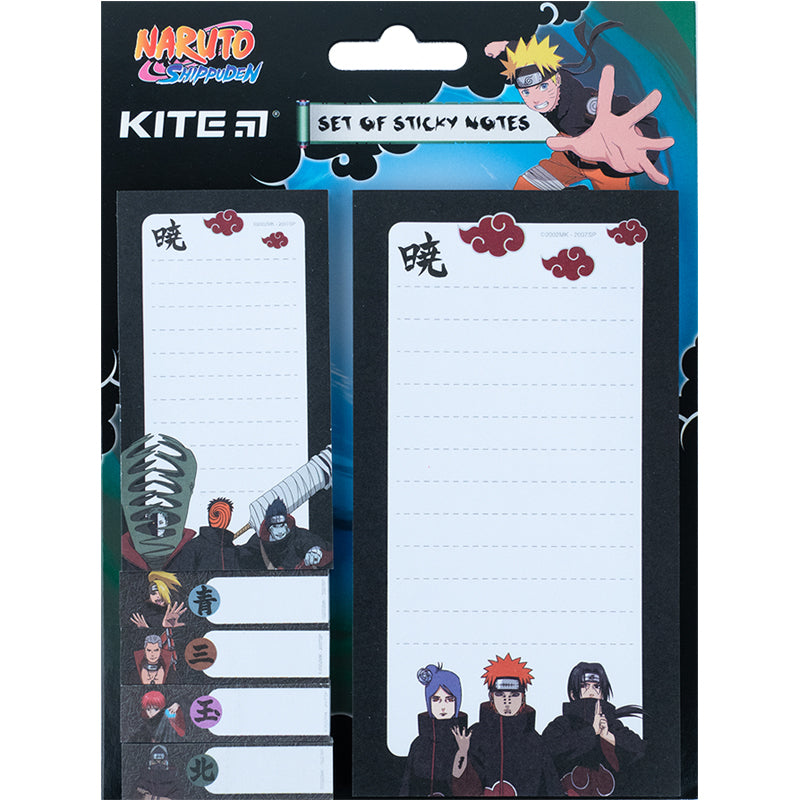 Блок паперу з клейким шаром Kite Naruto набір NR23-299-2
