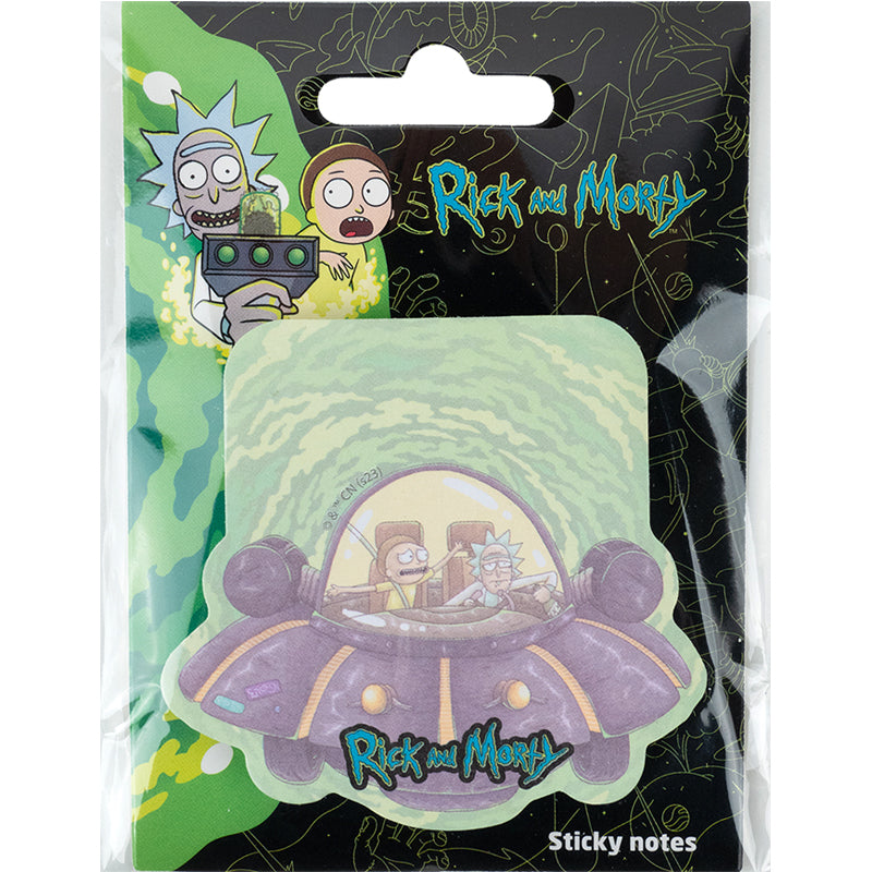 Блок паперу з клейким шаром Kite Rick and Morty 70х70 мм, 50 аркушів RM23-298-1. Фото 2