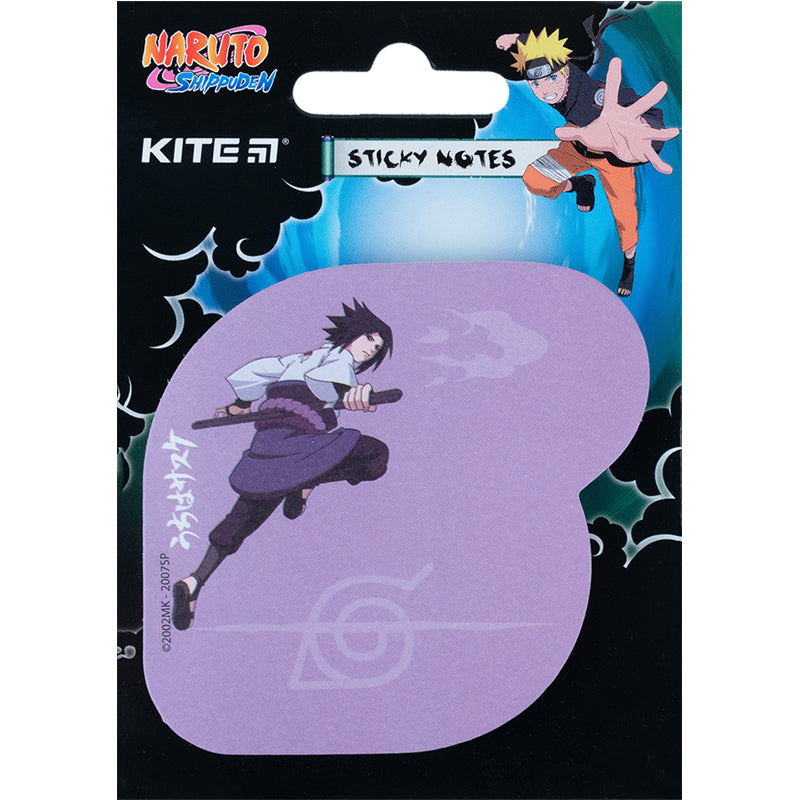 Блок паперу з клейким шаром Kite Naruto 70х70 мм, 50 аркушів NR23-298-4