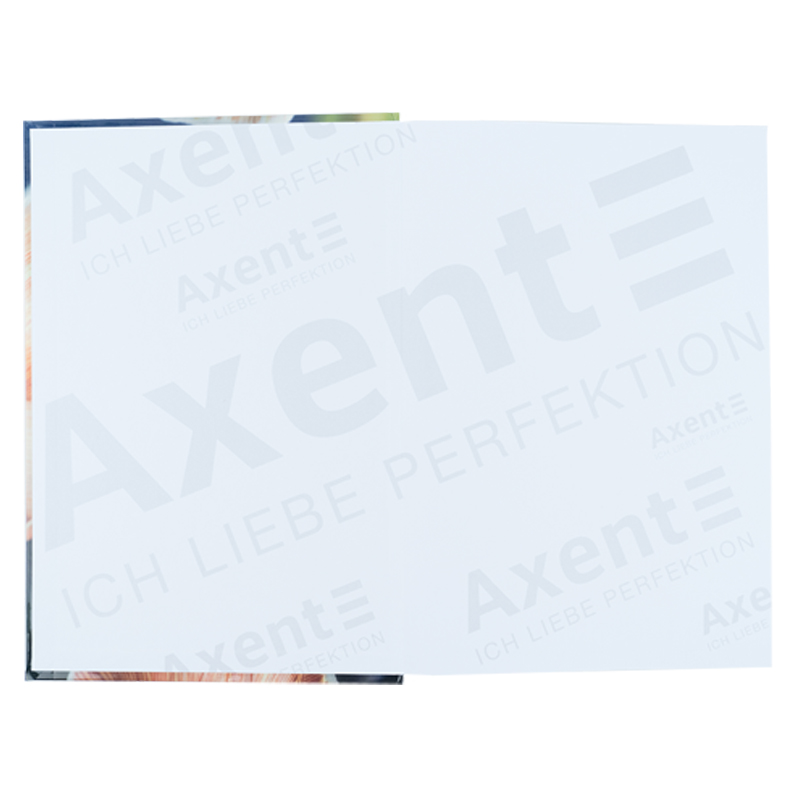 Книга записна Axent Flora 8423-27-A, А4, 192 аркуша, клітинка, жовта. Фото 2