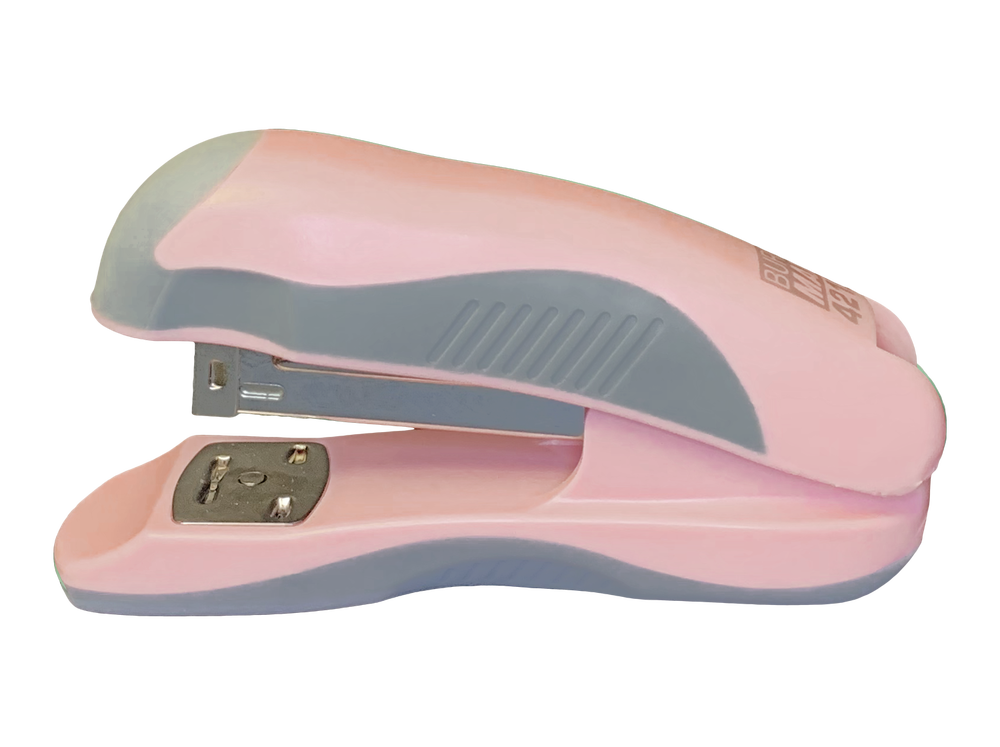 Степлер Buromax BM.4215-10 пластиковий PASTEL 20 аркушів рожевий