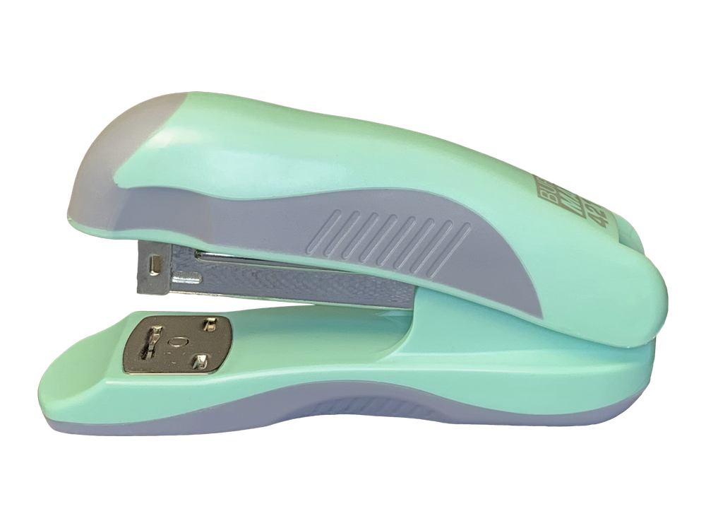 Степлер Buromax BM.4215-38 пластиковий PASTEL 20 аркушів м'ятний