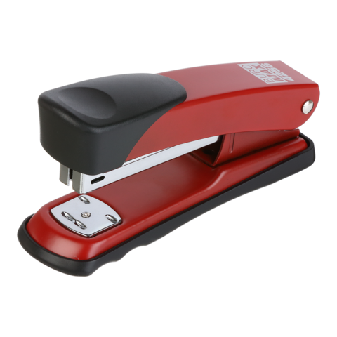 Степлер Buromax BM.4256-05 пластиковий  25 аркушів червоний	