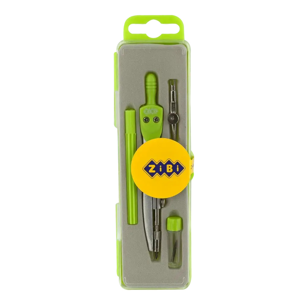 Готовальня ZiBi Basis 4 предмета зелена KIDS Line ZB.5303BS-04