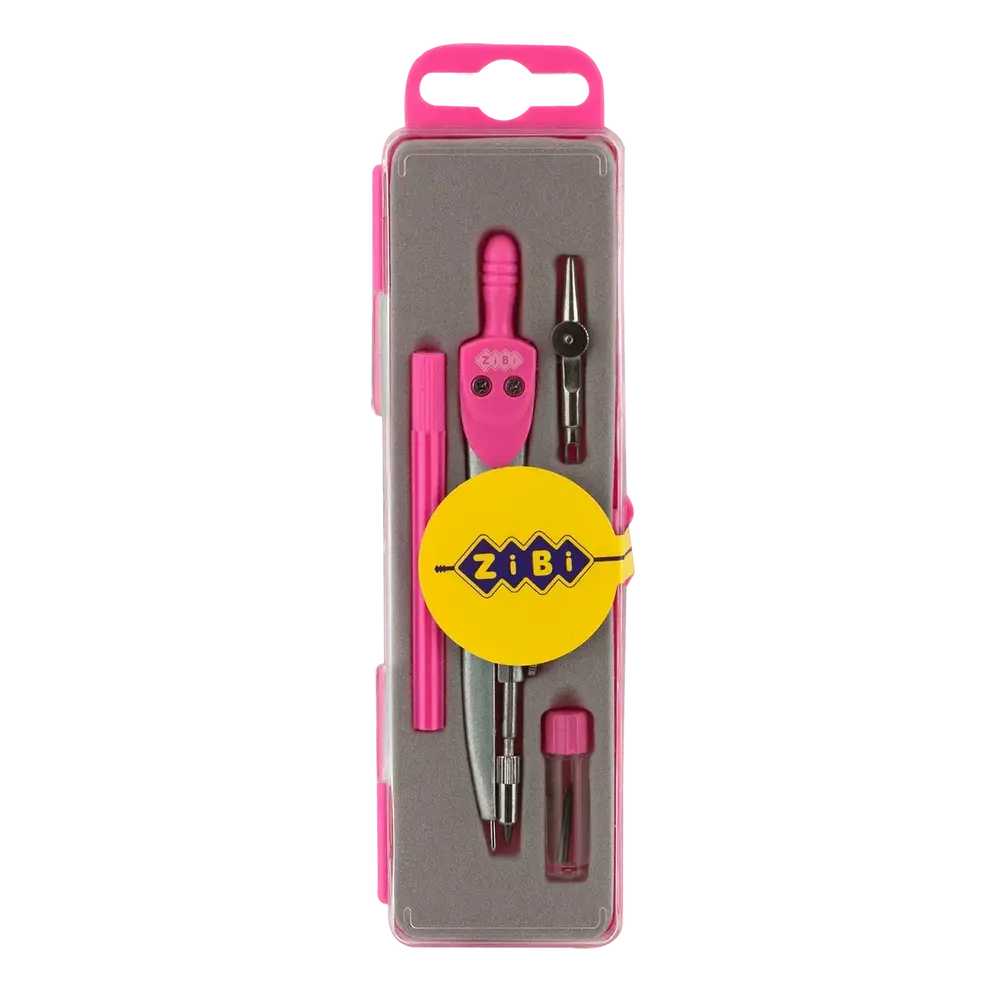 Готовальня ZiBi Basis 4 предмета рожева KIDS Line ZB.5303BS-10