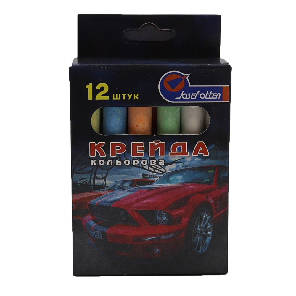 Крейда кольорова Josef Otten кругла 12 шт S2004. Фото 2