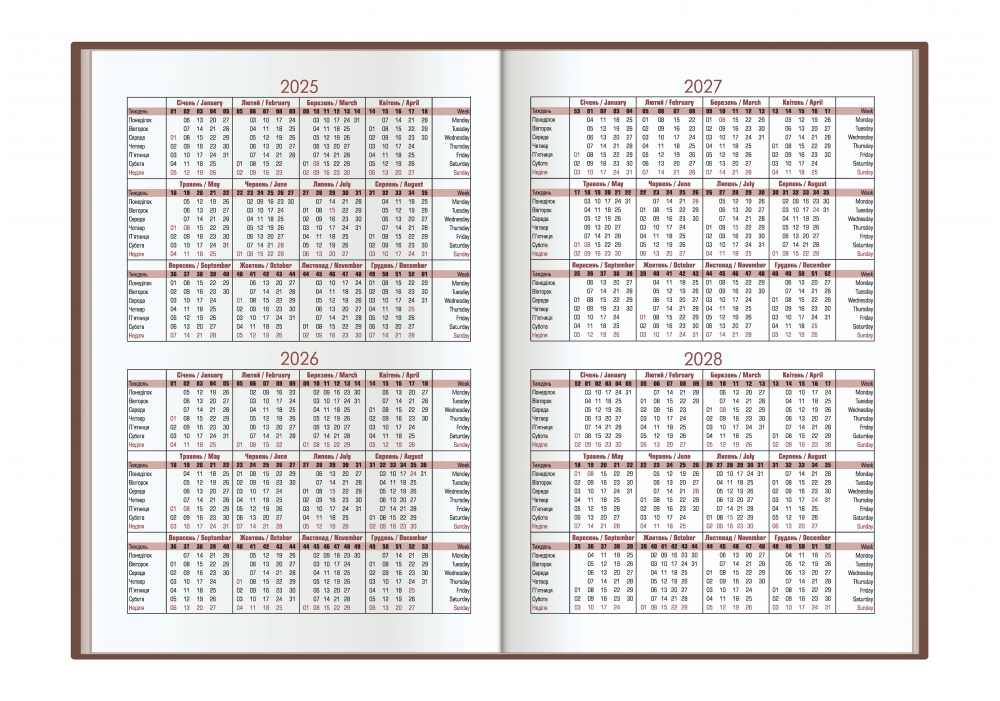 Щоденник недатований Economix Vivella А5 176 аркушів, штучна шкіра, сірий E22034-10. Фото 3