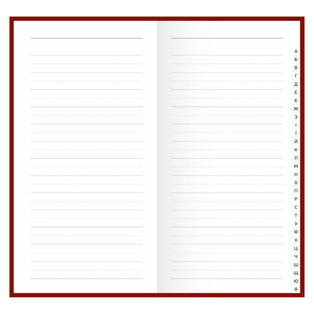 Алфавітна книга Поліграфіст 100x190, 80 аркушів, клітинка, обкладинка баладек 210. Фото 7
