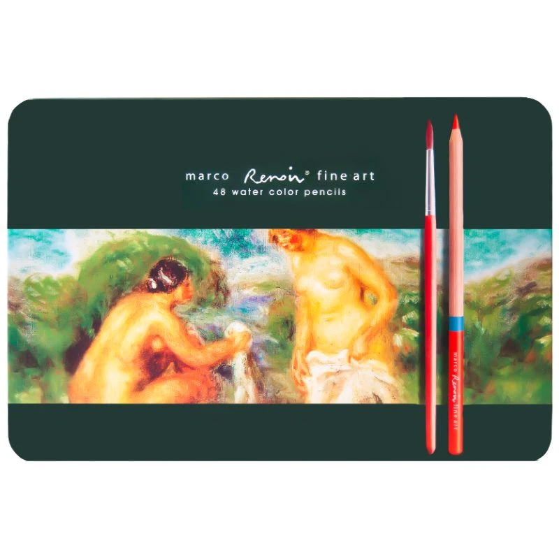 Олівці акварельні Marco Renoir Fine Art Aqua 48 кольорів FineArtAqua-48TN