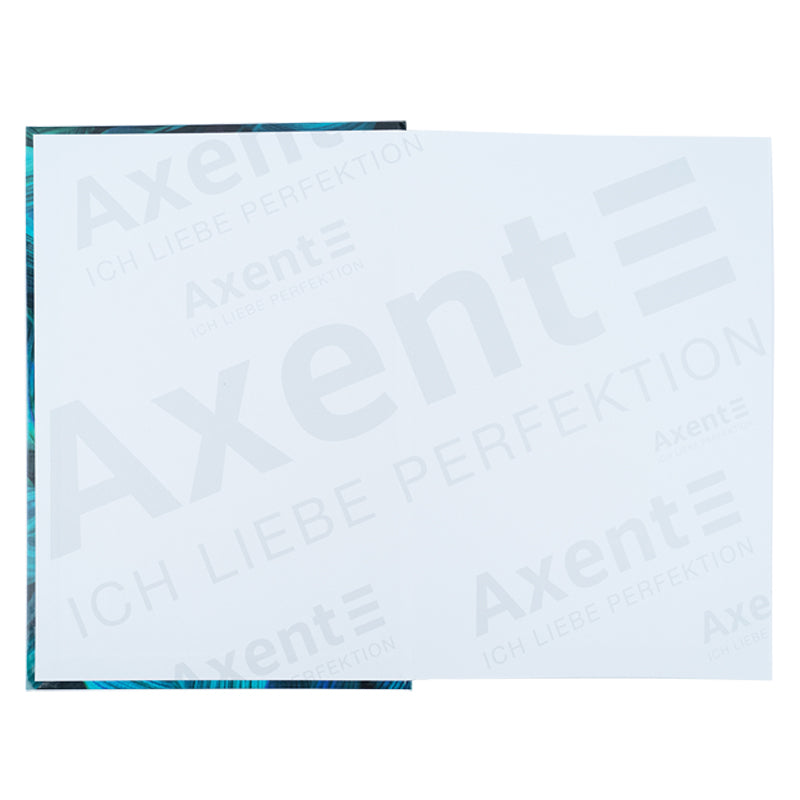Книга записна Axent Flora А4, 192 аркуша, клітинка, зелена  8423-26-A. Фото 2