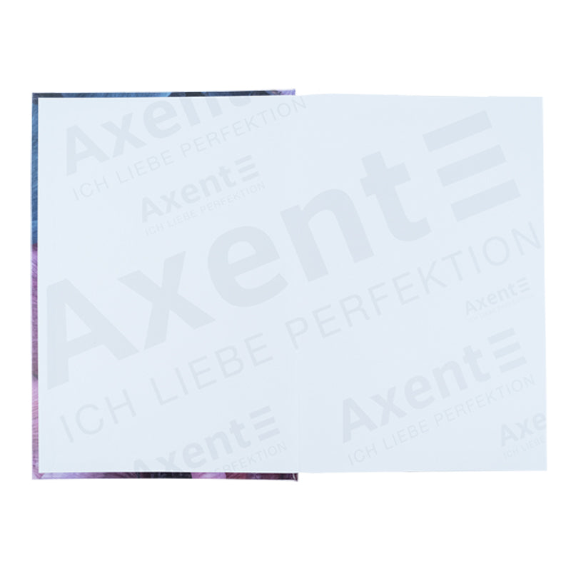 Книга записна Axent Flora А4, 192 аркуша, клітинка, фіолетова 8423-25-A. Фото 2