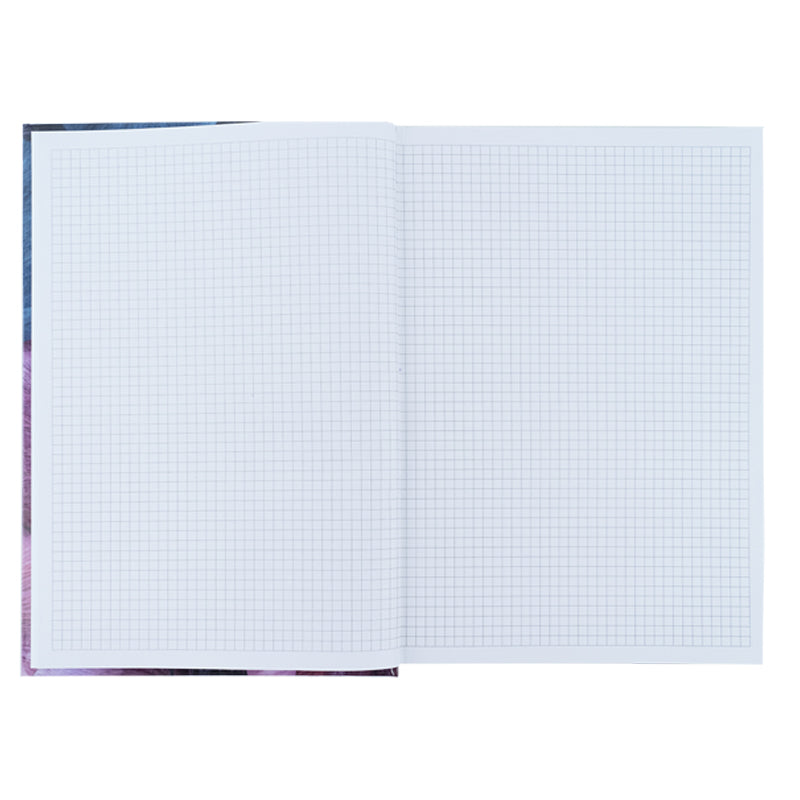 Книга записна Axent Flora А4, 192 аркуша, клітинка, фіолетова 8423-25-A. Фото 3
