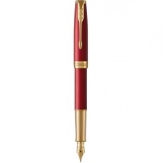 Ручка Parker Sonnet Red Lacquer GT FP18 F перова 86 211