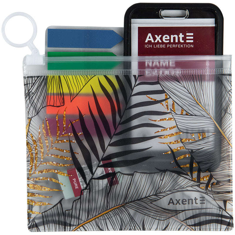Папка на блискавці Axent 1448-01-A, Soft Touch, Jungle, B7. Фото 2