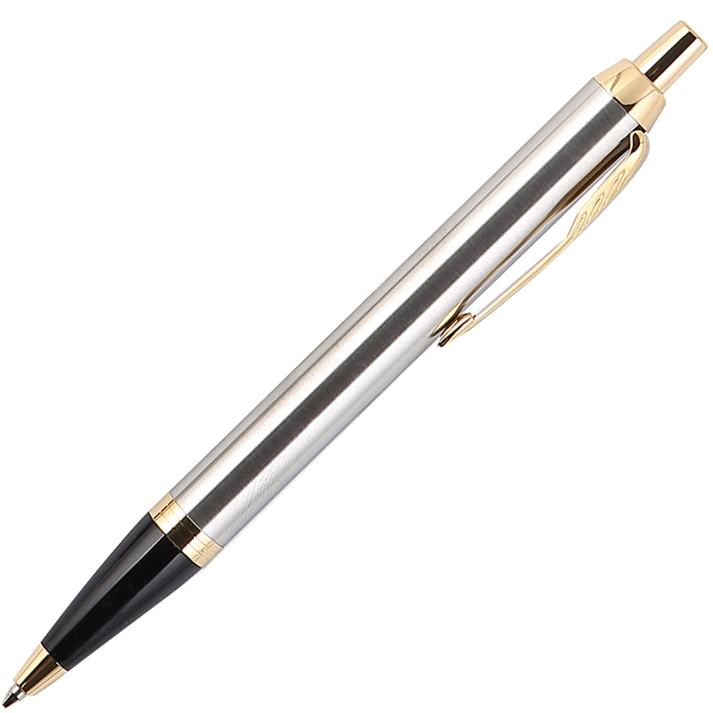 Набір Parker IM 17 Brushed Metal GT RB+BP в подарунковій упаковці DUOSETS 22 292b19. Фото 4