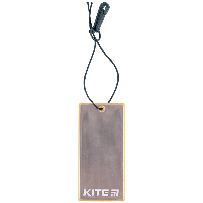 Підвіска м'яка світловідбиваюча Kite K23-109-2, прямокутна, персикова. Фото 2