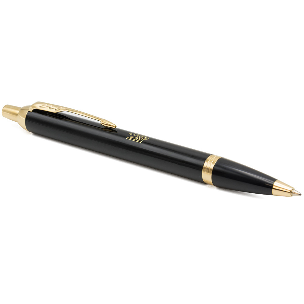 Ручка Parker IM 17 Black GT BP Тризуб прозорий кулькова 22032_T010y. Фото 2