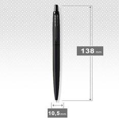 Ручка Parker Jotter Ukraine XL Monochrome Black кулькова Тризуб 12432_TR. Фото 3
