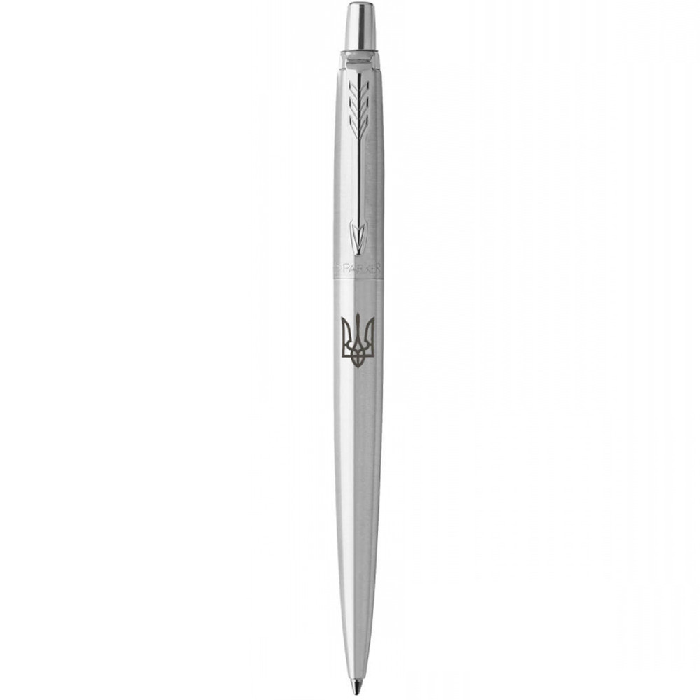 Ручка Parker Jotter Ukraine сталь кулькова Тризуб 16 132_TR