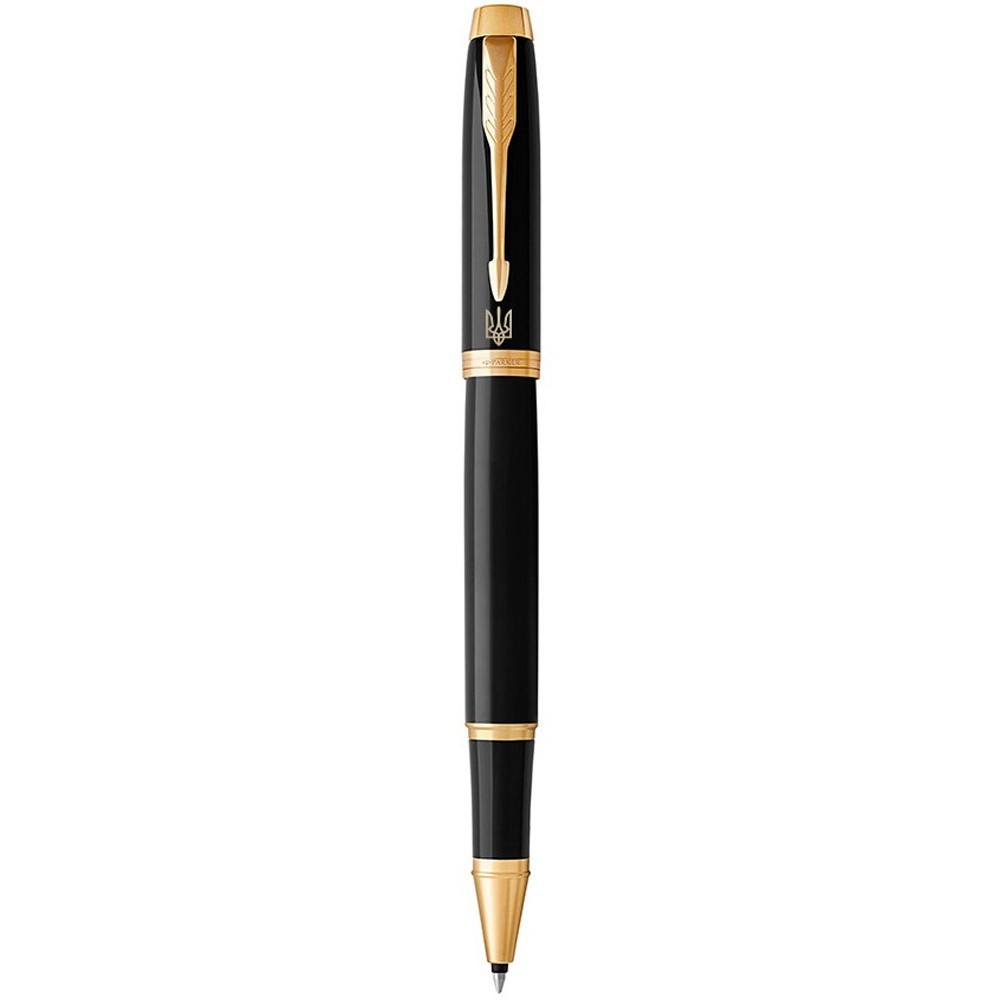 Ручка Parker IM 17 Black GT RB Тризубець на кліпі ролер 22 022_TR4