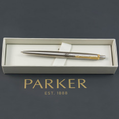 Ручка Parker Jotter Ukraine сталь з позозотою кулькова Герб України 16032_T005b. Фото 5