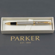 Ручка Parker IM 17 Brushed Metal GT RB ролер 22 222_TR4. Фото 6