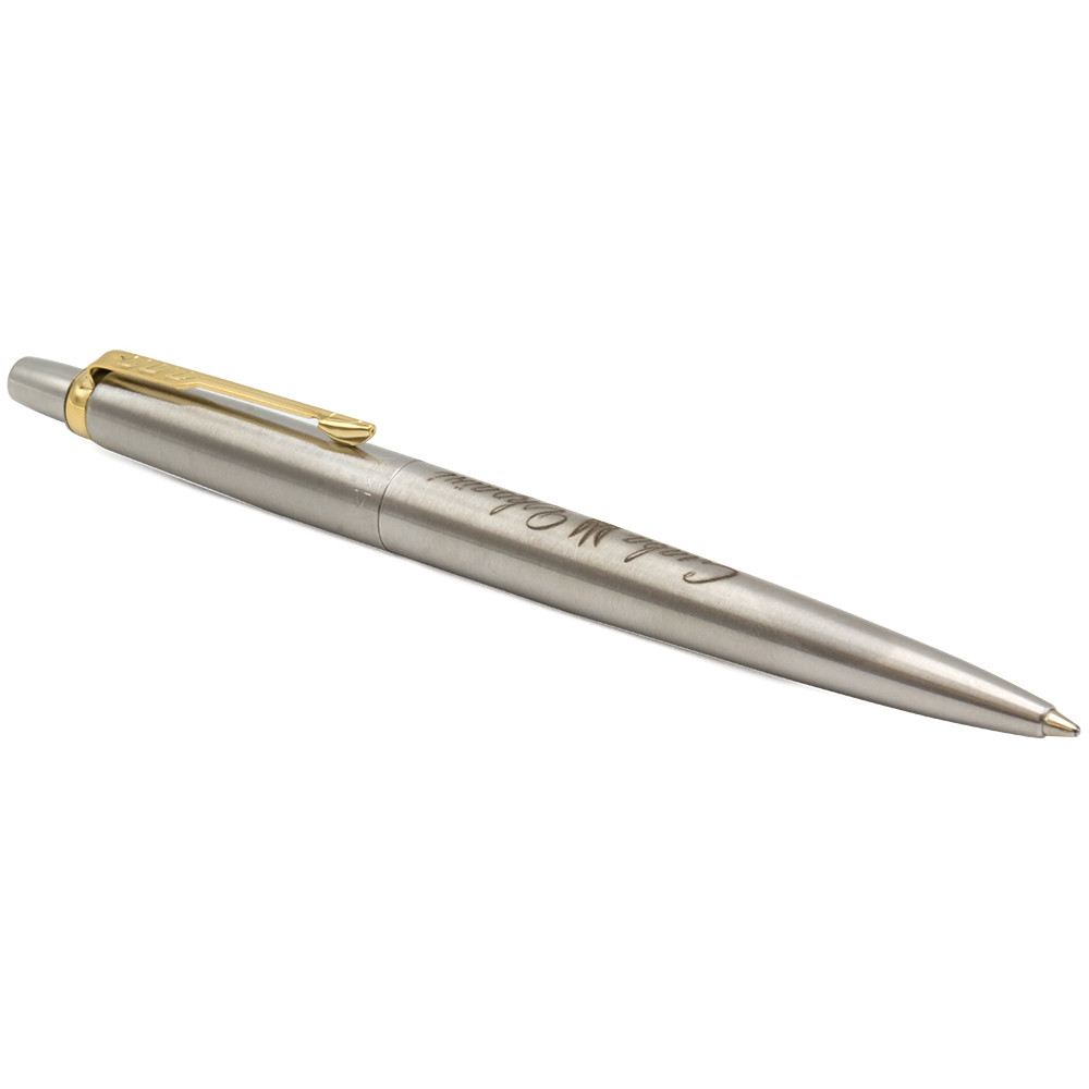 Ручка кулькова Parker JOTTER Stainless Steel GT BP Тризуб Слава Україні 16032_TR3. Фото 2