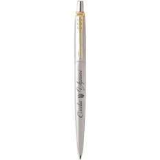 Ручка кулькова Parker JOTTER Stainless Steel GT BP Тризуб Слава Україні 16032_TR3