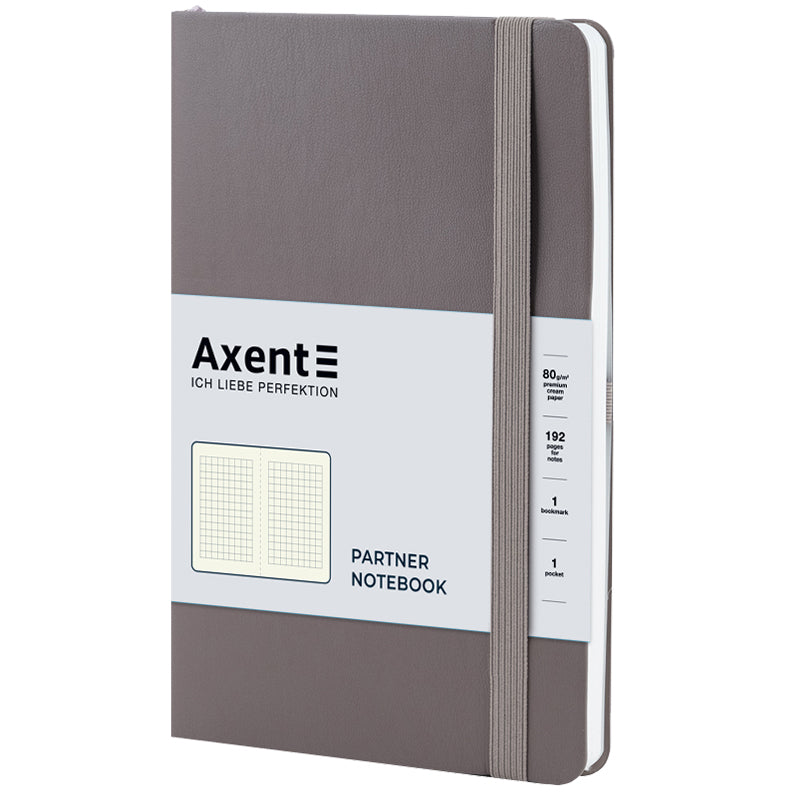 Книга записна Axent Partner Soft Earth Colors 8620-01-A, 125x195 мм, 96 аркушів, коричнева. Фото 2