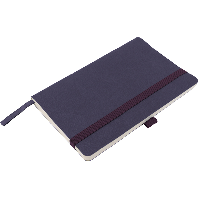 Книга записна Axent Partner Soft Skin 8616-02-A, A5-, 125x195 мм, 96 аркушів, клітинка, гнучка обкладинка, синя. Фото 3