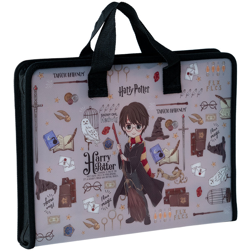 Папка-портфель на блискавці Kite Harry Potter HP23-202, 1 відділення, A4. Фото 3