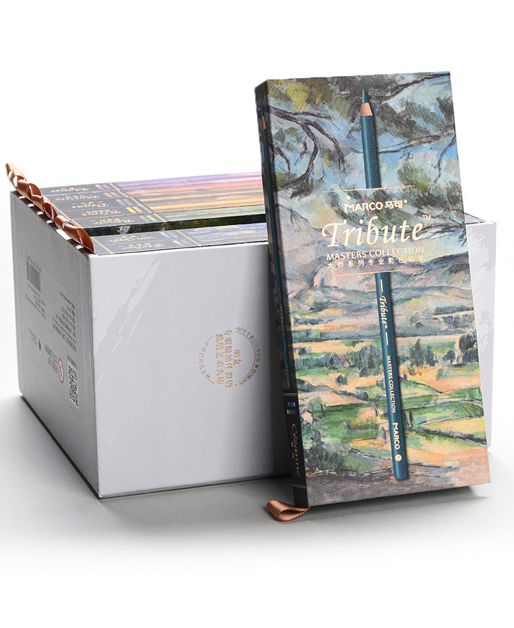 Набір кольорових олівців Marco Tribute Masters Collection 80 кольорів 3300-80. Фото 3